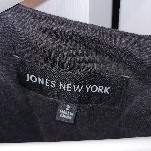 Jones New York Black Dress with White Stones - Picture 6 of 8